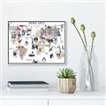 Picture of Animal World      _GroupedProduct_Rectangle_Landscape_Canvas_Framed_