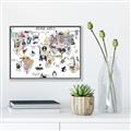 Picture of Animal World      _GroupedProduct_Rectangle_Landscape_Canvas_Framed_