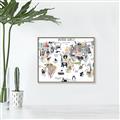 Picture of Animal World      _GroupedProduct_Rectangle_Landscape_Canvas_Framed_
