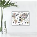 Picture of Animal World      _GroupedProduct_Rectangle_Landscape_Canvas_Framed_