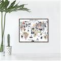 Picture of Animal World      _GroupedProduct_Rectangle_Landscape_Canvas_Framed_