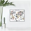 Picture of Animal World      _GroupedProduct_Rectangle_Landscape_Canvas_Framed_