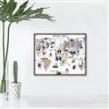 Picture of Animal World      _GroupedProduct_Rectangle_Landscape_Canvas_Framed_