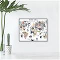 Picture of Animal World      _GroupedProduct_Rectangle_Landscape_Canvas_Framed_