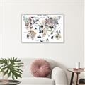 Picture of Animal World      _GroupedProduct_Rectangle_Landscape_Canvas_Framed_