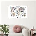 Picture of Animal World      _GroupedProduct_Rectangle_Landscape_Canvas_Framed_