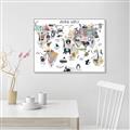 Picture of Animal World      _GroupedProduct_Rectangle_Landscape_Canvas_Framed_