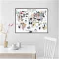 Picture of Animal World      _GroupedProduct_Rectangle_Landscape_Canvas_Framed_