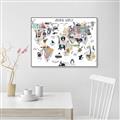 Picture of Animal World      _GroupedProduct_Rectangle_Landscape_Canvas_Framed_