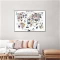 Picture of Animal World      _GroupedProduct_Rectangle_Landscape_Canvas_Framed_