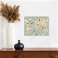 Picture of Animal Map _GroupedProduct_Rectangle_Landscape_Canvas_Framed_