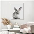 Picture of Button, the Bunny _GroupedProduct_Rectangle_Portrait_Canvas_Framed_