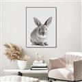 Picture of Button, the Bunny _GroupedProduct_Rectangle_Portrait_Canvas_Framed_