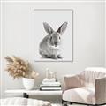 Picture of Button, the Bunny _GroupedProduct_Rectangle_Portrait_Canvas_Framed_