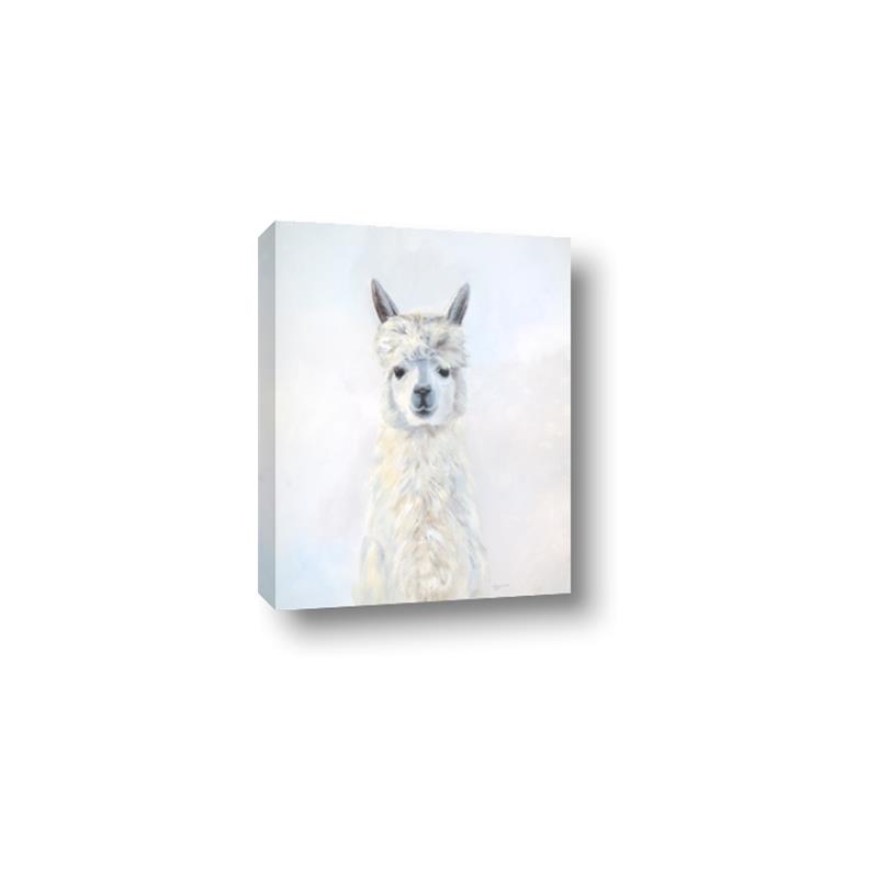 Picture of White Llama _GroupedProduct_Rectangle_Portrait_Canvas_