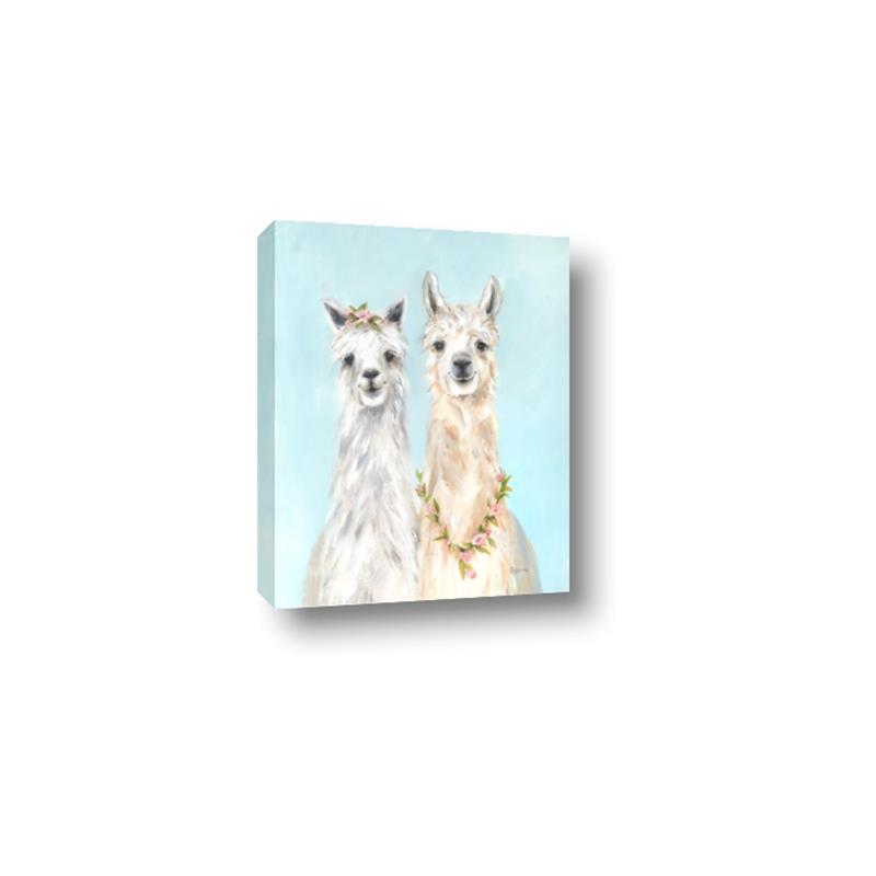 Picture of Friendly Llamas  _GroupedProduct_Rectangle_Portrait_Canvas_