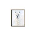 Picture of White Llama _GroupedProduct_Rectangle_Portrait_Canvas_Framed_