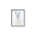 Picture of White Llama _GroupedProduct_Rectangle_Portrait_Canvas_Framed_