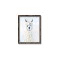 Picture of White Llama _GroupedProduct_Rectangle_Portrait_Canvas_Framed_