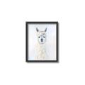 Picture of White Llama _GroupedProduct_Rectangle_Portrait_Canvas_Framed_