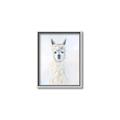 Picture of White Llama _GroupedProduct_Rectangle_Portrait_Canvas_Framed_