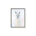 Picture of White Llama _GroupedProduct_Rectangle_Portrait_Canvas_Framed_