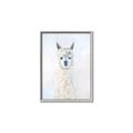 Picture of White Llama _GroupedProduct_Rectangle_Portrait_Canvas_Framed_