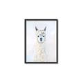 Picture of White Llama _GroupedProduct_Rectangle_Portrait_Canvas_Framed_