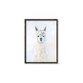 Picture of White Llama _GroupedProduct_Rectangle_Portrait_Canvas_Framed_