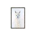 Picture of White Llama _GroupedProduct_Rectangle_Portrait_Canvas_Framed_