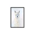 Picture of White Llama _GroupedProduct_Rectangle_Portrait_Canvas_Framed_