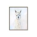 Picture of White Llama _GroupedProduct_Rectangle_Portrait_Canvas_Framed_