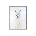Picture of White Llama _GroupedProduct_Rectangle_Portrait_Canvas_Framed_