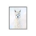 Picture of White Llama _GroupedProduct_Rectangle_Portrait_Canvas_Framed_