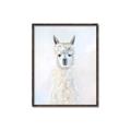 Picture of White Llama _GroupedProduct_Rectangle_Portrait_Canvas_Framed_