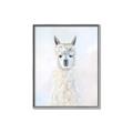 Picture of White Llama _GroupedProduct_Rectangle_Portrait_Canvas_Framed_