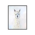 Picture of White Llama _GroupedProduct_Rectangle_Portrait_Canvas_Framed_
