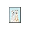 Picture of Friendly Llamas  _GroupedProduct_Rectangle_Portrait_Canvas_Framed_