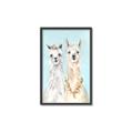 Picture of Friendly Llamas  _GroupedProduct_Rectangle_Portrait_Canvas_Framed_