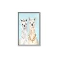 Picture of Friendly Llamas  _GroupedProduct_Rectangle_Portrait_Canvas_Framed_