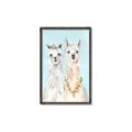 Picture of Friendly Llamas  _GroupedProduct_Rectangle_Portrait_Canvas_Framed_