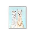 Picture of Friendly Llamas  _GroupedProduct_Rectangle_Portrait_Canvas_Framed_