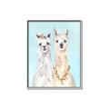 Picture of Friendly Llamas  _GroupedProduct_Rectangle_Portrait_Canvas_Framed_