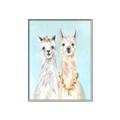 Picture of Friendly Llamas  _GroupedProduct_Rectangle_Portrait_Canvas_Framed_