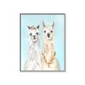 Picture of Friendly Llamas  _GroupedProduct_Rectangle_Portrait_Canvas_Framed_