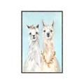 Picture of Friendly Llamas  _GroupedProduct_Rectangle_Portrait_Canvas_Framed_