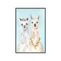 Picture of Friendly Llamas  _GroupedProduct_Rectangle_Portrait_Canvas_Framed_