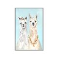 Picture of Friendly Llamas  _GroupedProduct_Rectangle_Portrait_Canvas_Framed_