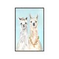 Picture of Friendly Llamas  _GroupedProduct_Rectangle_Portrait_Canvas_Framed_