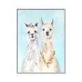 Picture of Friendly Llamas  _GroupedProduct_Rectangle_Portrait_Canvas_Framed_